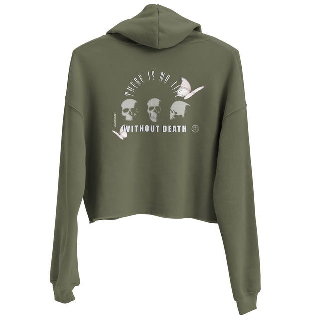 Life & Death - Women's Crop Hoodie